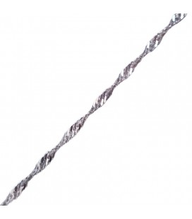 Sodort láncszemes nemesacél nyaklánc (45 cm - 3 mm)