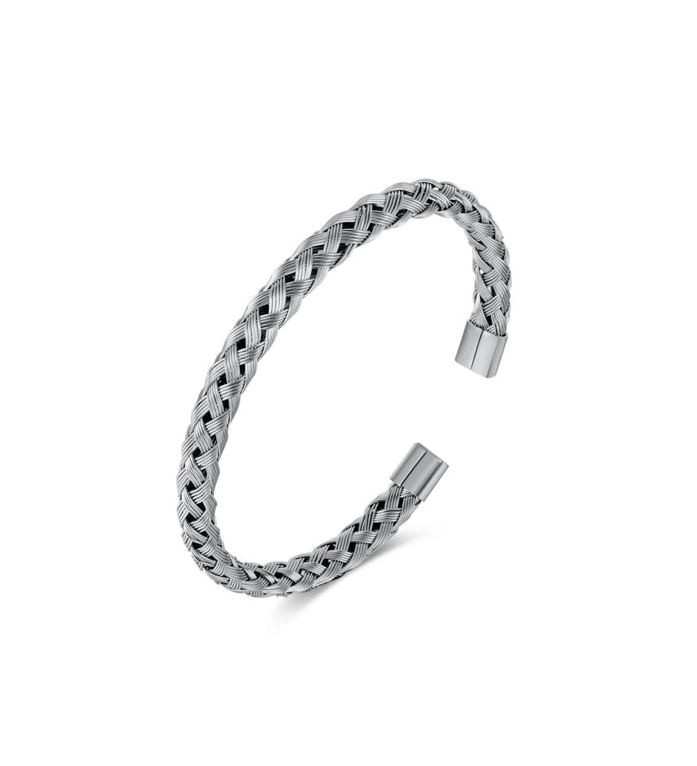 Fonott hatású nemesacél karperec