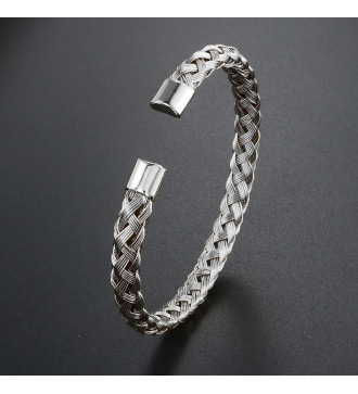 Fonott hatású nemesacél karperec