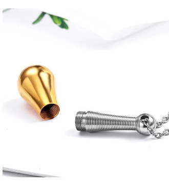 Jadore nemesacél parfümtartó medál nyakláncon