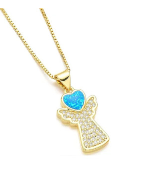 Swarovski kristályos csepp medál nemesacél lánccal - lila