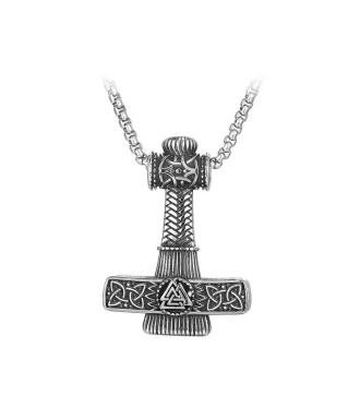 Antik hatású, nemesacél anchor medál