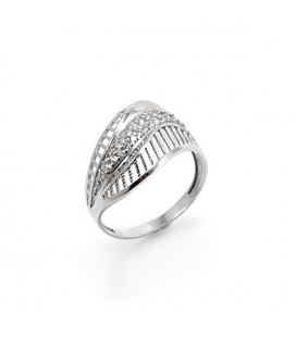 ékszer webshop Elegáns, CZ kristályos ezüst gyűrű