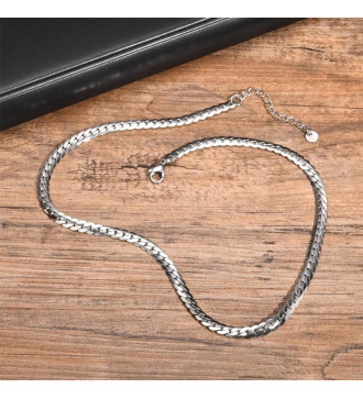 Nemesacél kubai nyaklánc (50 cm) Nemesacél kubai nyaklánc (50 cm)