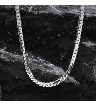 Nemesacél kubai nyaklánc (50 cm) Nemesacél kubai nyaklánc (50 cm)