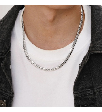 Nemesacél kubai nyaklánc (50 cm) Nemesacél kubai nyaklánc (50 cm)