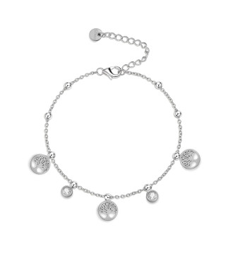 Életfa nemesacél bokalánc