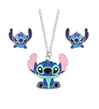 Narancsszínű Swarovski kristályos szív nyaklánc