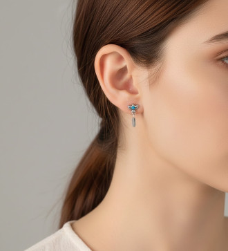 Sas nemesacél fülpiercing