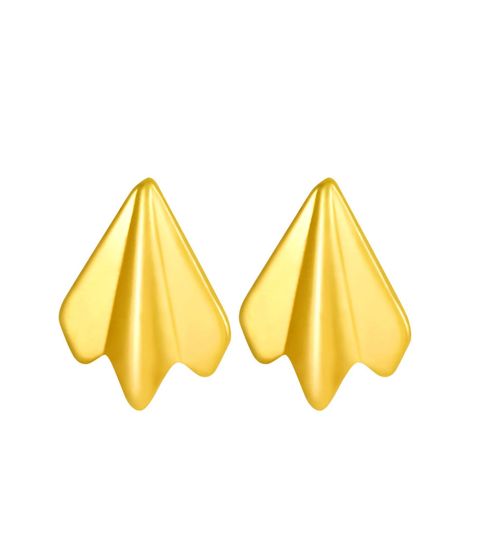 Papírrepülő nemesacél fülbevaló