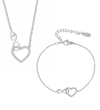 Dupla soros, anchor ékszerszett nemesacélból