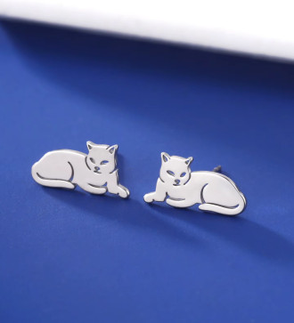 Cicás 4 pár orvosi fém fülbevaló szett