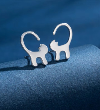 Cicás 4 pár orvosi fém fülbevaló szett