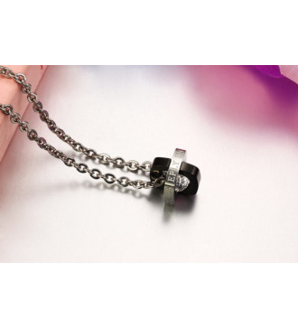 Feliratos páros nemesacél medál nyaklánccal - Heaven