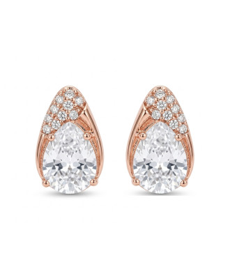 18k Gold filled, dupla fülbevaló - Bagoly