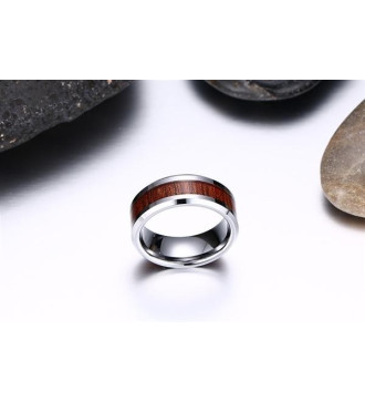 Volfrám karbid férfi karikagyűrű faberakással