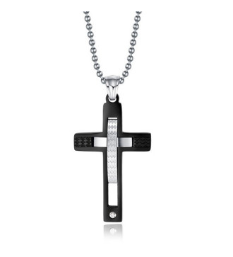 Nemesacél kereszt medál nyaklánccal