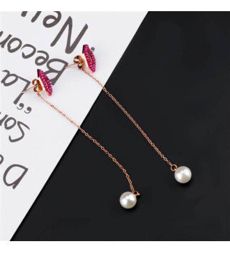 XOXO hosszú láncos nemesacél fülbevaló