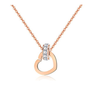 Gravírozható nemesacél nyaklánc - szív motívummal