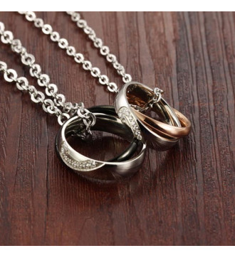 Szerelmes Páros Nyaklánc Összeillő Fél szív motívummal Szerelmes Páros Nyaklánc Összeillő Fél szív motívummal