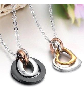 Páros Nyaklánc Szerelmeseknek - Szerelmes Szívek