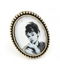 ékszer webshop Audrey Hepburn arcképes vintage gyűrű