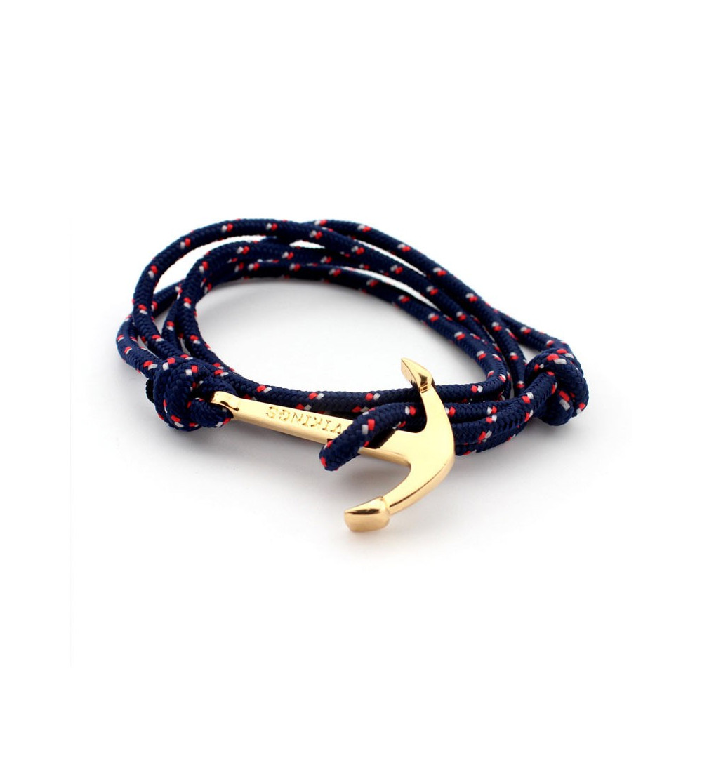 Anchor karkötő aranyszínű horgony dísszel - navy Anchor karkötő aranyszínű horgony dísszel - navy
