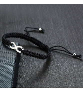 Infinity, nemesacél-paracord karkötő