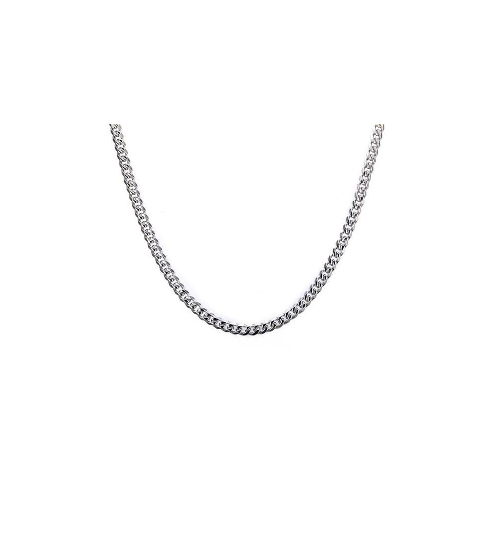 Sűrű láncszemes nemesacél nyaklánc (60 cm - 3,5 mm)