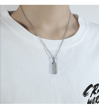 Ujjlenyomatok, páros nyaklánc szett nemesacélból Ujjlenyomatok, páros nyaklánc szett nemesacélból