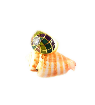 Színkavalkád nemesacél gyűrű