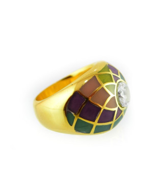 Színkavalkád nemesacél gyűrű