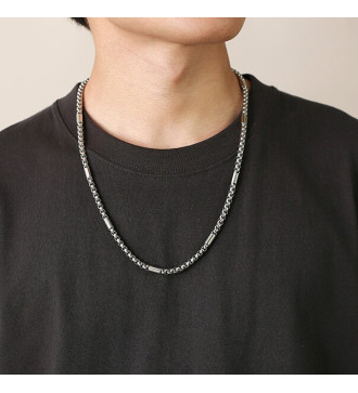 Sűrű láncszemes nemesacél nyaklánc, hosszúkás elemekkel (60x5) Sűrű láncszemes nemesacél nyaklánc, hosszúkás elemekkel (60x5)