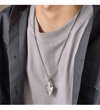 Nemesacél viking nyílhegy medál nyakláncon Nemesacél viking nyílhegy medál nyakláncon