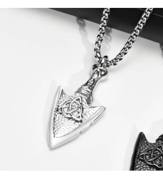 Nemesacél viking nyílhegy medál nyakláncon Nemesacél viking nyílhegy medál nyakláncon