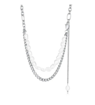 Swarovski kristályos ragyogó szív medál, nemesacél láncon