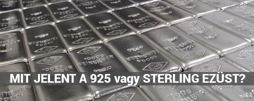 Mi az a Sterling ezüst vagy 925 ezüst?